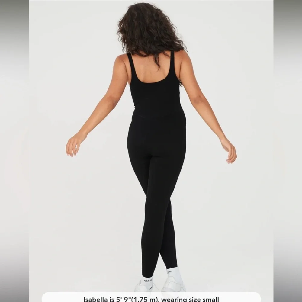 OFFLINE by Aerie Real Me Lowkey Black Legging Bodysuit - Picture 2 of 10